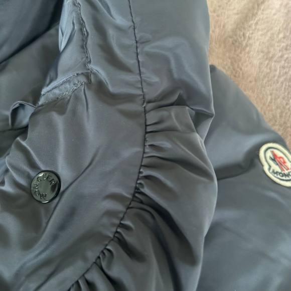Moncler down jacket size 2/ small funnel neck collar Gray - Picture 7 of 16